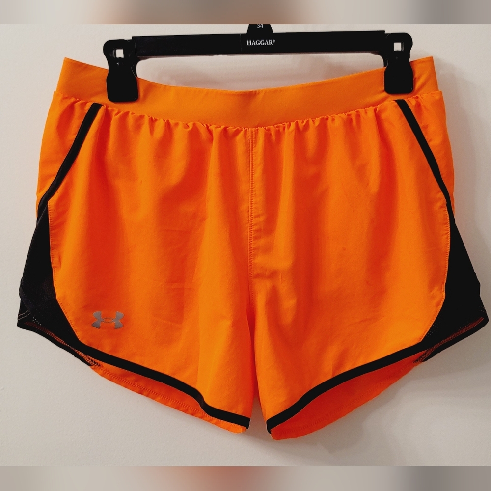 Under Armour Women's Orange Athletic Shorts
